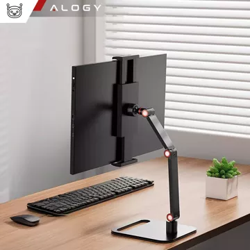 Uchwyt stojak na tablet Alogy 360 Desk Holder do Tabletu Telefonu Monitora Czarny