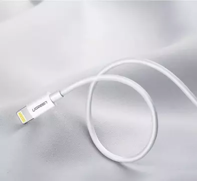 Ugreen kabel przewód USB - Lightning MFI 2m 2,4A biały (20730)