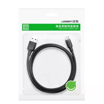 Ugreen kabel przewód USB - USB Typ C 480 Mbps 3 A 1,5 m czarny (US287 60117)