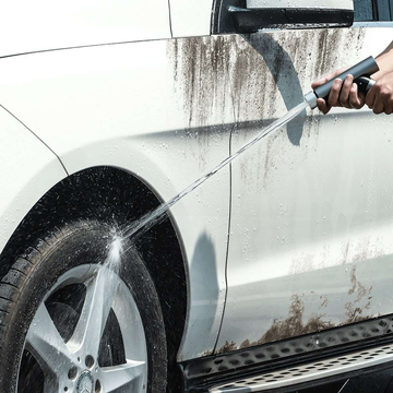 Wąż z dyszą Baseus Simple Life do mycia samochodu, 30 m ze strumieniem wody (czarny)
