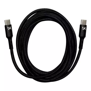 Wozinsky kabel przewód USB Typ C - USB Typ C Power Delivery 18W 1m czarny (WUC-PD-CC1B)