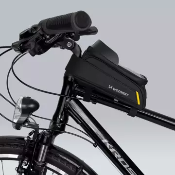 Wozinsky torba rowerowa na ramę z etui na telefon 1l czarny (WBB25BK)