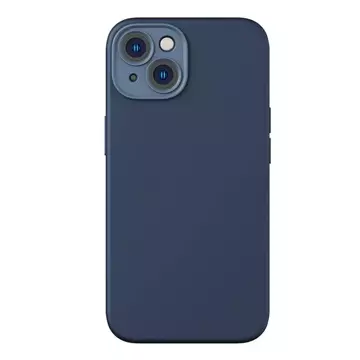 Zestaw ochronny Baseus Liquid Silica etui i szkło hartowane do iPhone 14 Plus (niebieski)