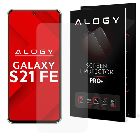 Tvrdené sklo Alogy 9H chráni displej pre Samsung Galaxy S21 FE