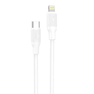 USB kábel pre Lightning Foneng X80, 27W, 1m (biely)