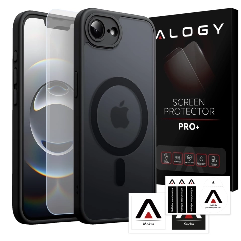 Puzdro pre Apple iPhone 16 Pro Max Alogy Anti-Shock Hybrid Case pre MagSafe Transparent