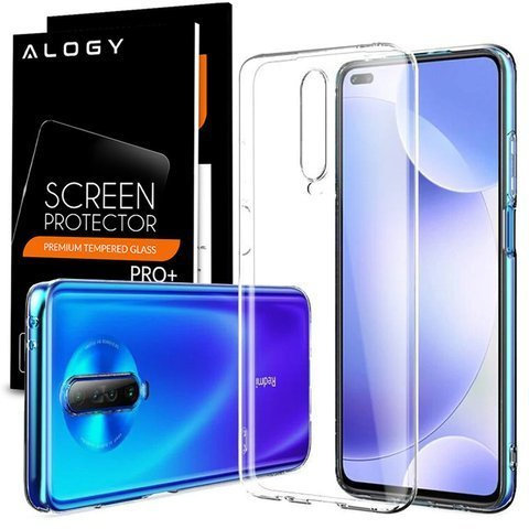 Krycie puzdro Etui pre Xiaomi Redmi K30 / Poco X2 Silicone Clear Alogy Glass
