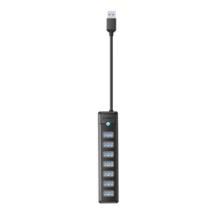 Adaptérový Hub Orico PW7U USB na 7x USB 3.0 čierny