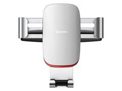 Slot na CD Baseus Metal Age Strieborný gravitačný držiak do auta