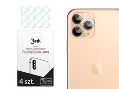 4x 3mk ohybné sklo pre objektív fotoaparátu Apple iPhone 11 Pro