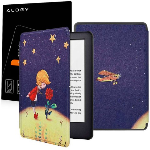 Alogy Smart Case pre Kindle Paperwhite 5 / V (11. gen.) Little Prince Rose Glass