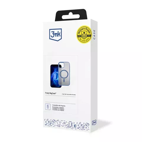 Apple iPhone 15 Plus – 3mk Frosty MagCase Blue