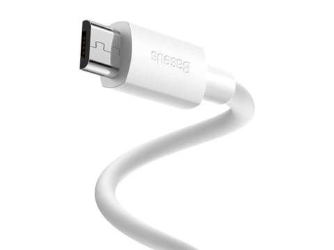 1,5m Baseus kábel x2 USB kábel - micro USB 2.1A Biely