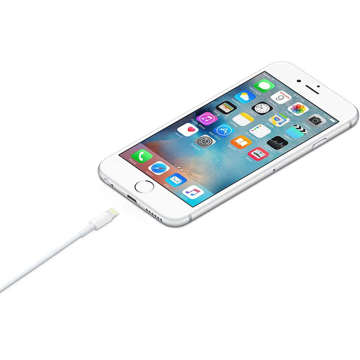 1m rýchly kábel USB-A na Lightning to Apple biely