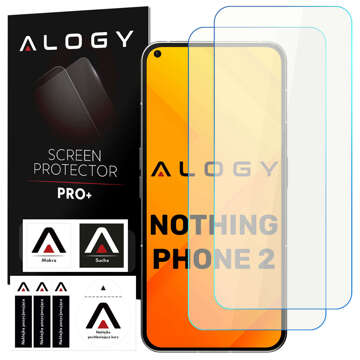 2x 9H tvrdené sklo pre Nothing Phone 2 Alogy PRO Screen Protector