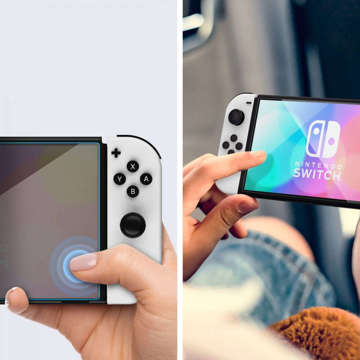 2x Tvrdené sklo Spigen Glas.tR EZ Vhodné pre Nintendo Switch Oled