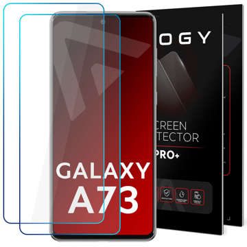 2x tvrdené sklo 9H Alogy na ochranu obrazovky pre Samsung Galaxy A73