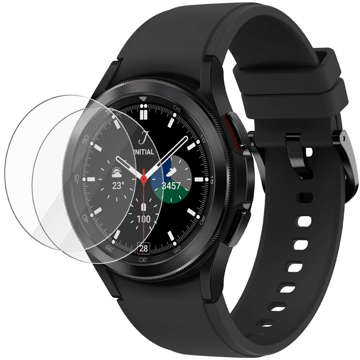 2x tvrdené sklo Alogy na 9H obrazovku pre Samsung Galaxy Watch 4 Classic 46 mm