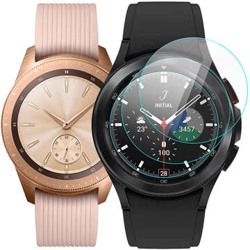 2x tvrdené sklo Alogy na 9H obrazovku pre Samsung Galaxy Watch 4 Classic 46 mm