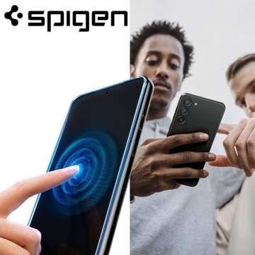 2x tvrdené sklo na ochranu obrazovky Spigen Glas.Tr "EZ FIT" pre Samsung Galaxy S23 Plus Clear