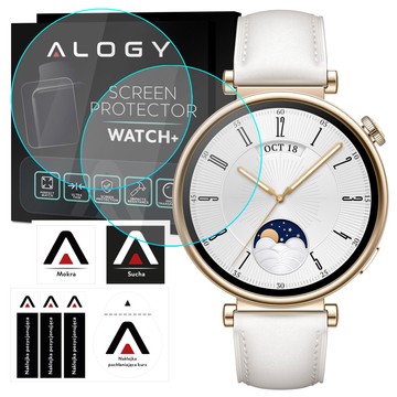 2x tvrdené sklo pre Huawei Watch GT 4 GT4 41mm ochranné pre inteligentné hodinky Alogy Screen Protector Watch