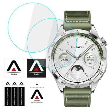 2x tvrdené sklo pre Huawei Watch GT4 GT 4 46mm ochranné pre inteligentné hodinky Alogy Screen Protector Watch