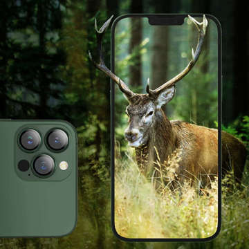 3mk Lens Protection Pro Ochranné sklo na šošovku telefónu pre Apple iPhone 13 Pro / 13 Pro Max Alphine Green