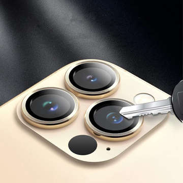 3mk Lens Protection Pro Phone Protector Lens Protector pre Apple iPhone 13 Pro / 13 Pro Max Gold