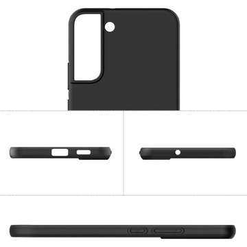 3mk matné puzdro pre Samsung Galaxy S22 Plus Black