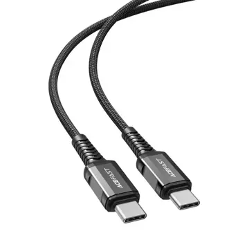 Acefast kábel USB typu C - USB typu C 1,2 m, 60 W (20 V / 3 A) čierny (C1-03 čierny)