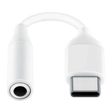 Adaptér Samsung EE-UC10JUWEGUS Audio adaptér Prepínač USB-C na JACK 3,5 mm originál biely