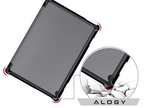 Alogy Book Cover pre Lenovo Tab M10 10.1 TB-X605 šedé sklo