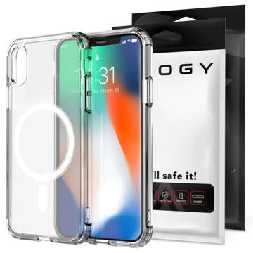 Alogy MagSafe Clear Case pre Apple iPhone X / XS Clear Glass