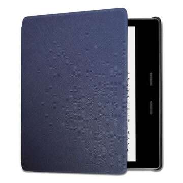 Alogy Slim Leather Smart Case pre Kindle Oasis 2/3 námornícka modrá