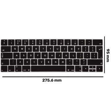 Alogy ochranné puzdro kryt klávesnice pre Apple Macbook Pro 13 / Pro 15 Black