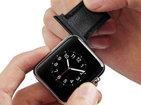 Alogy remienkový adaptér pre Apple Watch 42/44 / 45mm Black