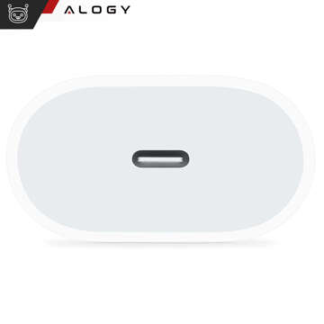 Alogy rýchla USB-C typ C PD 20W biela nástenná nabíjačka