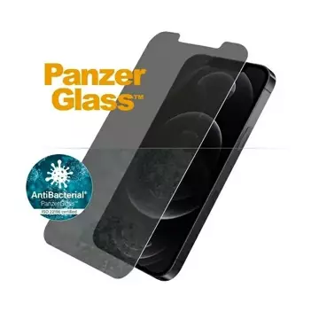 Antibakteriálne ochranné sklo PanzerGlass Standard Super pre iPhone 12/12 Pro