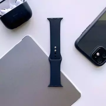 Apple Watch s ikonou Tech-protect 4/5/6/7/8/se (38/40/41 mm) čierna