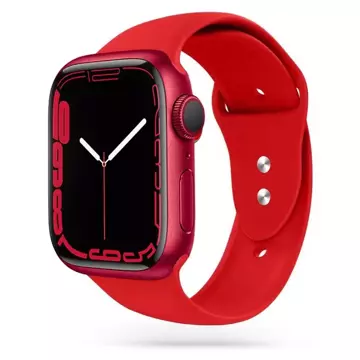 Apple Watch s ikonou Tech-protect 4/5/6/7/8/se/ultra (42/44/45/49 mm) červená