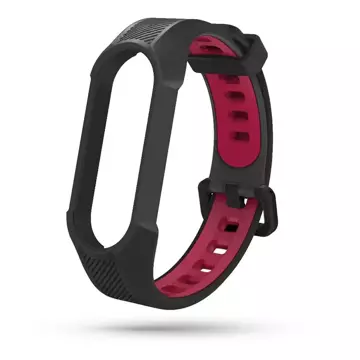 Armor xiaomi mi smart band 5/6/6 nfc black/red