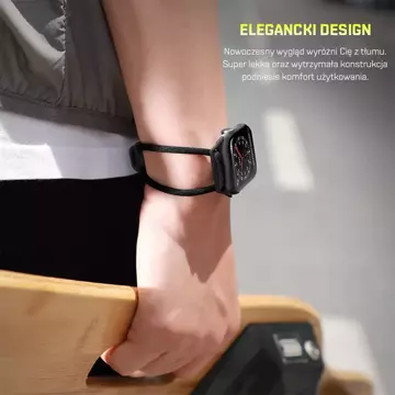 BASEUS remienok na Apple Watch 3/4/5/6 / SE 38-40 mm biela / ružová