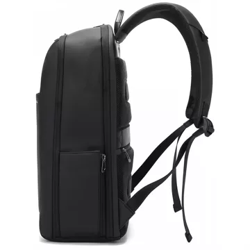 Bange Waterproof Backpack Taška na notebook 15,6" Mestské cestovanie 46x30x16 cm Do práce Školské Lietadlo Pánske Dámske Čierna