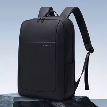 Bange Waterproof Backpack Taška na notebook 15,6" Mestské cestovanie 46x30x16 cm Do práce Školské Lietadlo Pánske Dámske Čierna