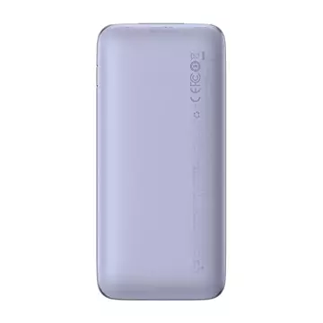 Baseus Bipow Pro Power Bank 10000mAh, 2xUSB, USB-C, 20W (fialová)