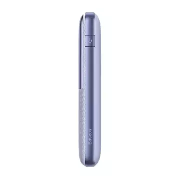 Baseus Bipow Pro Power Bank 10000mAh, 2xUSB, USB-C, 20W (fialová)