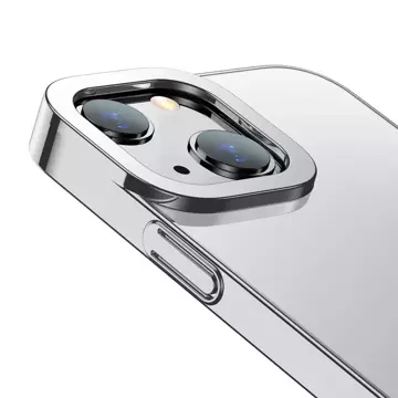 Baseus Glitter Case číry kryt pre iPhone 13 strieborný (ARMC000312)