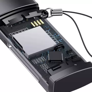 Baseus Lite Series adaptér SD / TF USB čítačka kariet sivá (WKQX060013)