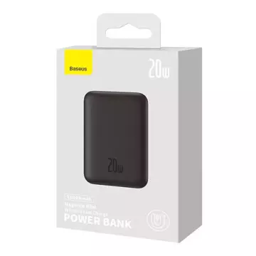 Baseus Magnetic Mini Powerbank 10000mAh 20W (čierna)