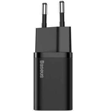 Baseus Super Si USB-C Type C PD Power Delivery 30W čierny napájací adaptér